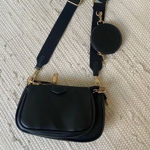 Black crossbody bag